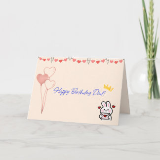 Happy Birthday Dad Card