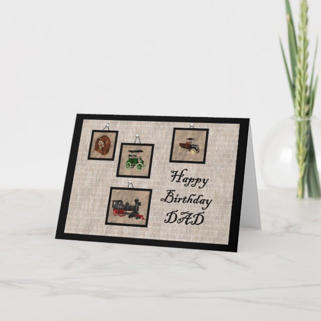 Happy Birthday DAD Card (Front)