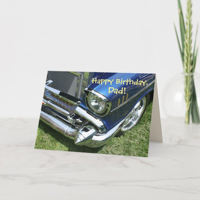 "Happy Birthday, Dad" Card (Front)