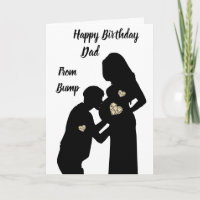Happy birthday dad from bump