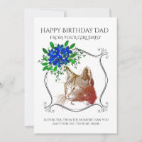 Happy Birthday Dad From The Cat