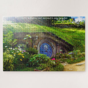 Happy Birthday Dad Matamata New Zealand Jigsaw Puzzle