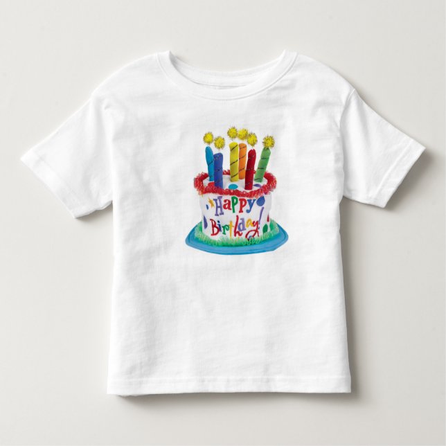 Happy Birthday - Dad Rules Toddler T-Shirt (Front)