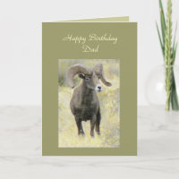 Happy Birthday Dad Template Card