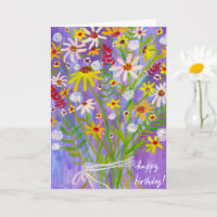 Happy Birthday Daisy Bouquet Customise it!