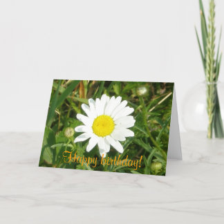 Happy Birthday! Daisy Card