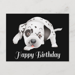 Happy Birthday Dalmatian Puppy Dog Lover Postcard