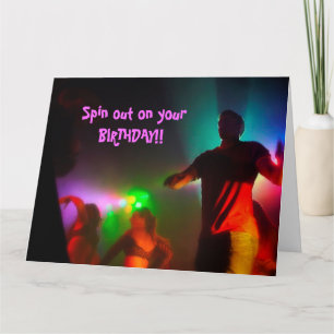 Happy Birthday - Dancers making moves Card