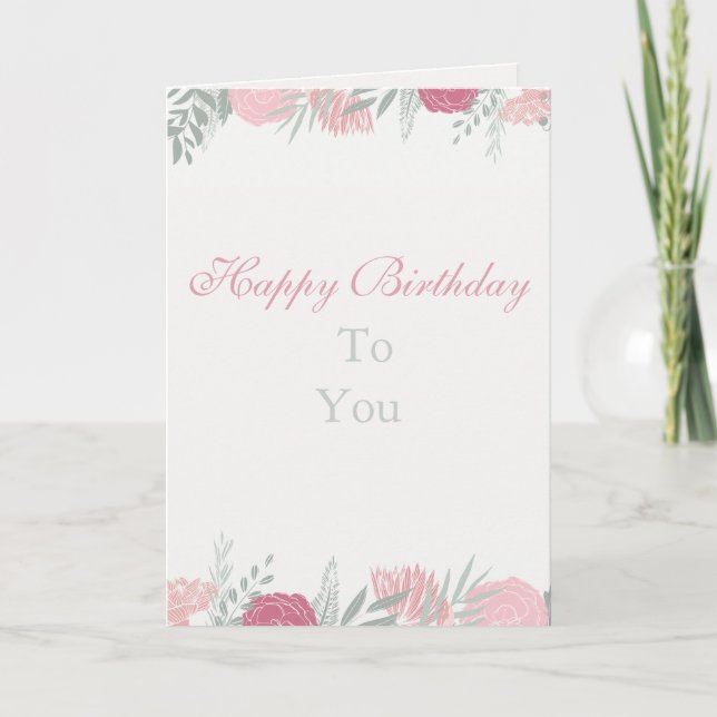 Happy birthday day card (Front)