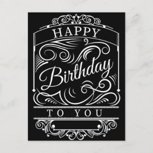 Happy Birthday Decor Ideas Printable Banners and G Postcard