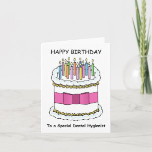 Happy Birthday Dental Hygienist Card