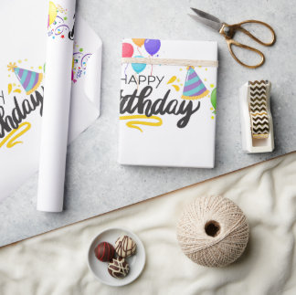 Happy Birthday Design Article-02 Wrapping Paper