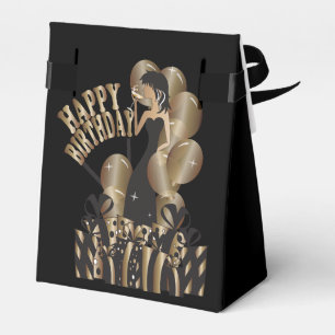 Happy Birthday Diva Girl DIY Name Bronze Favour Box
