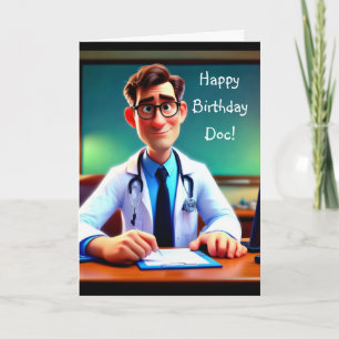 Happy Birthday Doc Card