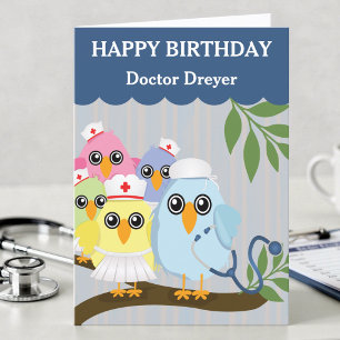 Happy Birthday Doctor/Nurse Card From The Team