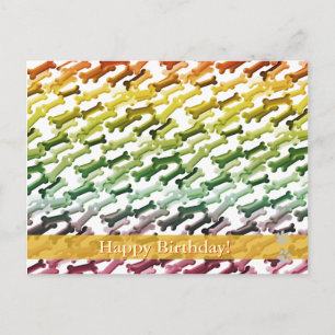 Happy Birthday! - dog postcard