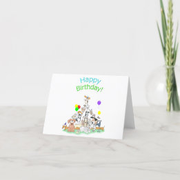 Happy Birthday Dogs Birthday card