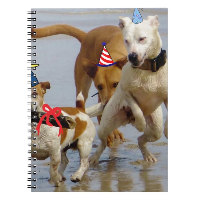 happy birthday dogs notebook (Front)