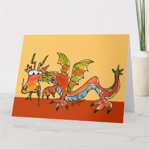 Happy Birthday Dragon Breath Funny Card
