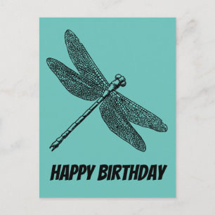 Happy Birthday dragonfly Postcard