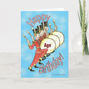 Happy Birthday -Drummers Card