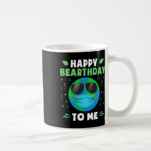 Happy Birthday Earth Day Funny Earth Wearing Mask Coffee Mug