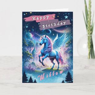 Happy Birthday (Editable) Folded Greeting Card