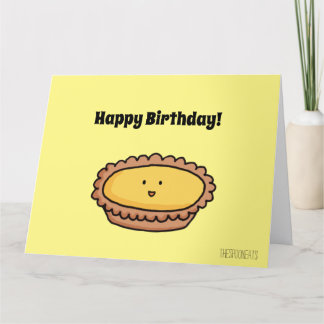 Happy Birthday Egg Tart Card