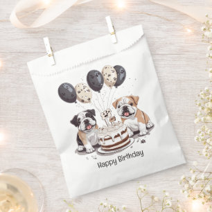 Happy Birthday English Bulldogs Favour Bag