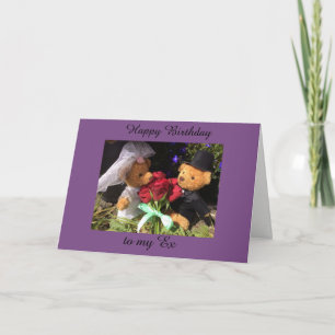 happy birthday ex card