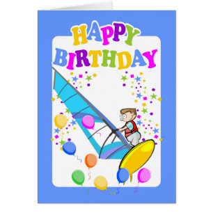 Happy birthday, extreme windsurfer