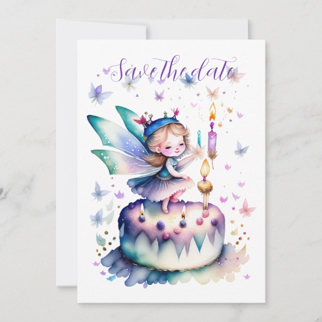 Happy Birthday Fairy 01 Invitation (Front)