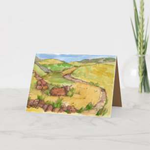 Happy Birthday Favourite Guy Cowboy Horseshoes Card