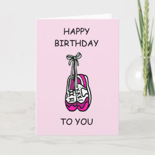 Happy Birthday Female Runner Card