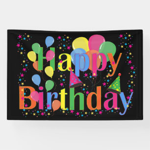 Happy Birthday, festive birthday celebration Banne Banner