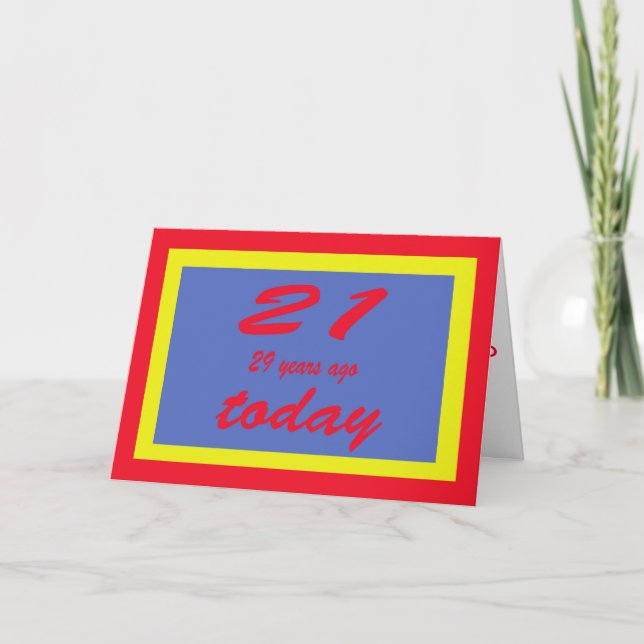 Happy birthday fifty 50th card (Front)