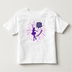 Happy Birthday Figure Skating Personalised Toddler T-Shirt