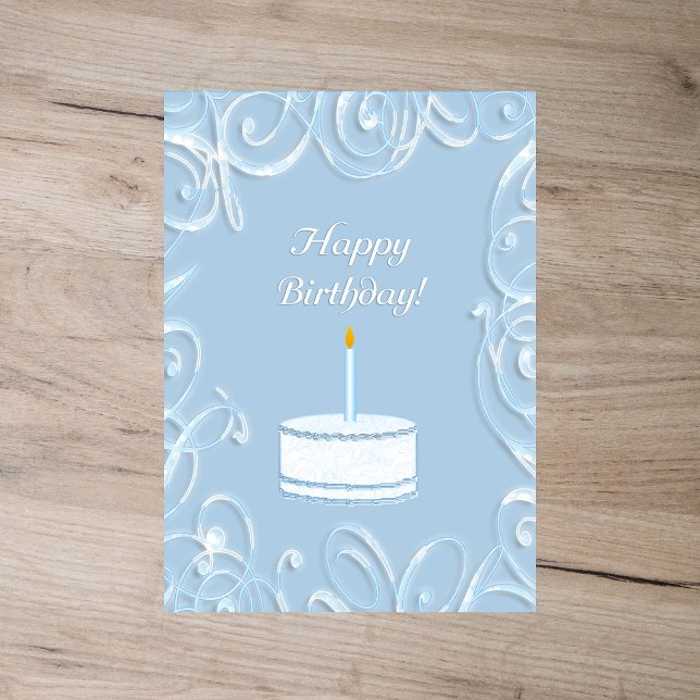 Happy Birthday Flat Greeting Card (Creator Uploaded)