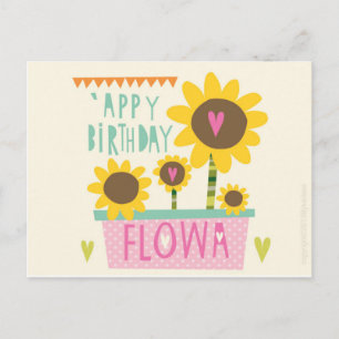 Happy Birthday Flowa - Manchester Card