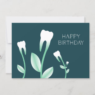 HAPPY BIRTHDAY flowering teeth Invitation