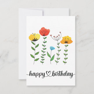 Happy Birthday Flowers