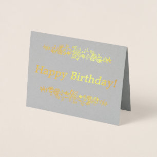 Happy Birthday! Foil Card