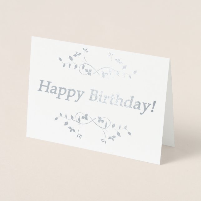 Happy Birthday! Foil Card (Front)