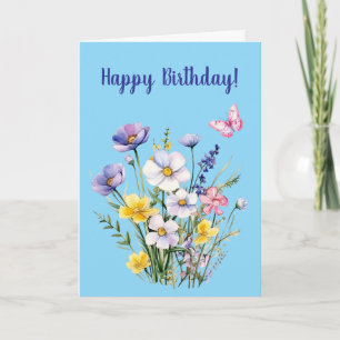 Happy Birthday Folded Card