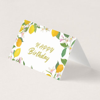 Happy Birthday Folded Card