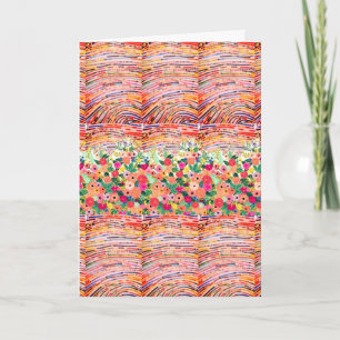 Happy Birthday Folded Greeting Card