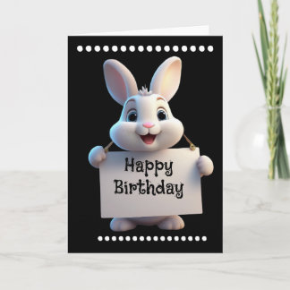 HAPPY BIRTHDAY Folded Greeting Card