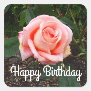 Happy Birthday Folklore Rose #1 Stickers