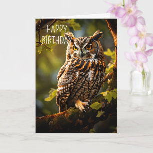 Happy Birthday! for anyone who likes OWLs Card