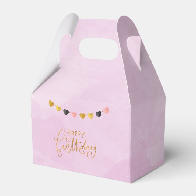 Happy Birthday for Her Favour Box (Front Side)